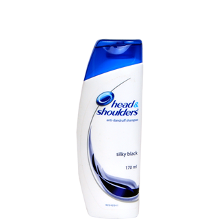 Head & Shoulders Anti-Dandruff Shampoo - Silky Black, 170 ml Bottle Discount