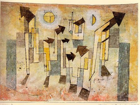 Wall Painting from the Temple of Longing by Paul Klee - Hand-Painted Oil Painting on Canvas Supply