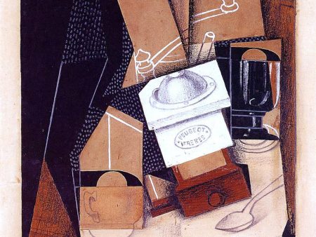 The Coffee Grinder by Juan Gris - Hand-Painted Oil Painting on Canvas Online Sale