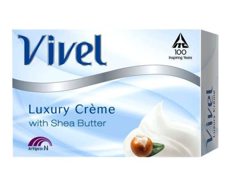 Vivel Bathing Soap - Luxury Creme Shea Butter, 75 gm Carton Online