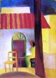 Turkish Cafe I by August Macke - Hand-Painted Oil Painting on Canvas Supply