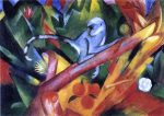 The Monkey by Franz Marc - Hand-Painted Oil Painting on Canvas Online