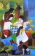 Turkish Jewel Trader by August Macke - Hand-Painted Oil Painting on Canvas Online Hot Sale