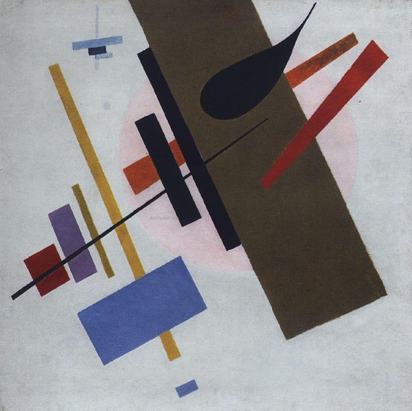 Suprematism by Kazimir Malevich - Hand-Painted Oil Painting on Canvas Sale