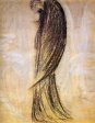 The Angel by Mikalojus Ciurlionis - Hand-Painted Oil Painting on Canvas For Sale