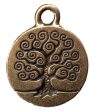 Gold Family Tree Pendant - 5 8    je-246 Sale