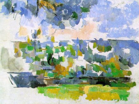 The Garden at Les Lauves by Paul Cezanne - Hand-Painted Oil Painting on Canvas Cheap