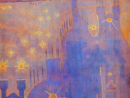 Allegro Sonata of the Sun by Mikalojus Ciurlionis - Hand-Painted Oil Painting on Canvas For Sale