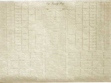 Our Family Tree Chart - extended family - 10 generation Online Hot Sale