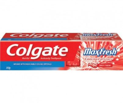 Colgate Toothpaste - Max Fresh Cooling Crystals Red Gel (Spicy Fresh), 300 gm on Sale