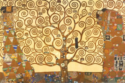 A Tree of Life by Gustav Klimt - Hand-Painted Oil Painting on Canvas Supply