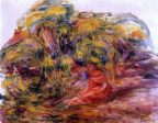 Woman in the Garden at Collettes by Pierre Auguste Renoir - Hand-Painted Oil Painting on Canvas Cheap