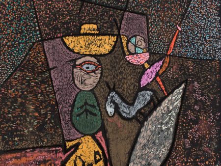 The Travelling Circus by Paul Klee - Hand-Painted Oil Painting on Canvas Fashion