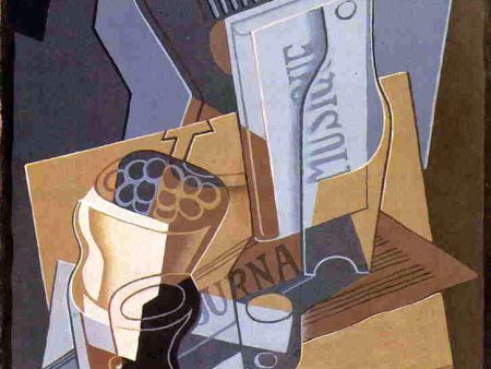 The Book of Music by Juan Gris - Hand-Painted Oil Painting on Canvas Fashion