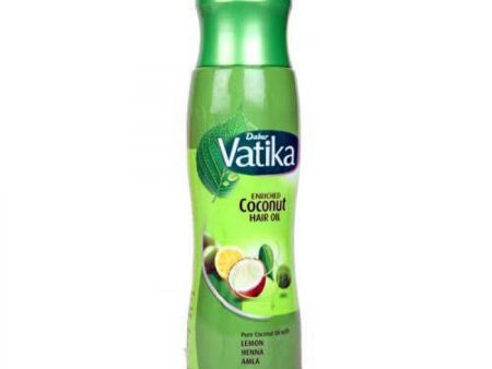 Dabur Vatika Hair Oil - Enriched Cocount with Lemon, Henna, Amla,Bottle Online Sale