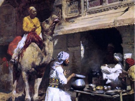 The Metalsmith s Shop by Edwin Lord Weeks - Hand-Painted Oil Painting on Canvas Sale