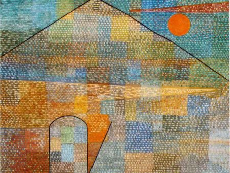 To the Parnassus by Paul Klee - Hand-Painted Oil Painting on Canvas Discount