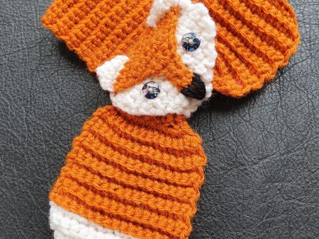 Cub Fox Scarf - Wild Orange (child size) Online now