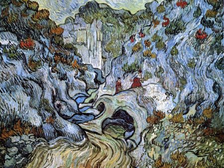 A Path through a Ravine by Vincent Van Gogh - Hand-Painted Oil Painting on Canvas Fashion