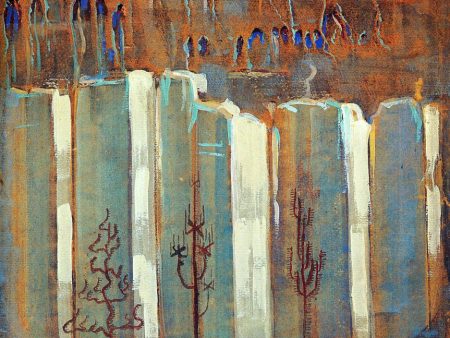 Winter III by Mikalojus Ciurlionis - Hand-Painted Oil Painting on Canvas Discount