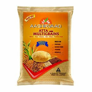 Aashirvaad Atta - Multigrains, 5 kg Pouch Online Sale