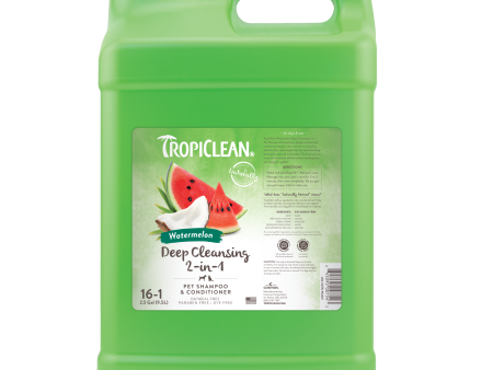 Tropiclean Watermelon Deep Cleansing 2-in-1 Shampoo & Conditioner - 2.5 Gallons Discount