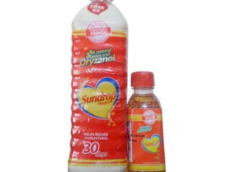 Sundrop Oil - Heart, 1 lt Bottle ( 200 ml Pet Bottle Free ) For Cheap