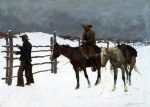 The Fall of the Cowboy by Frederic Remington - Hand-Painted Oil Painting on Canvas Cheap