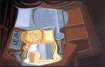 The Table in Front of the Window by Juan Gris - Hand-Painted Oil Painting on Canvas Hot on Sale