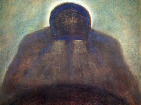 The Thought by Mikalojus Ciurlionis - Hand-Painted Oil Painting on Canvas For Sale