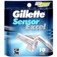 Gillette Shaving Blades - Sensor Excel, 5 nos Carton Online