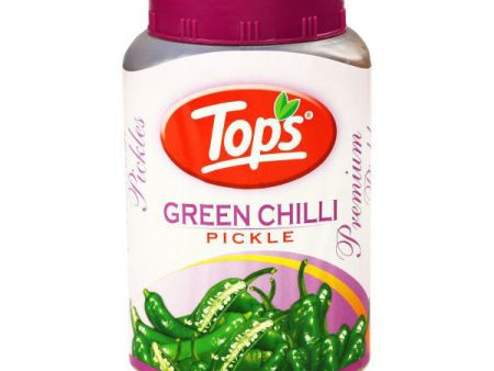 Tops Premium Green Chilli Pickle - 1 kg Hot on Sale