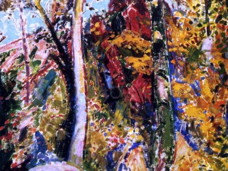 Landscape with Trees by Alfred Henry Maurer - Hand-Painted Oil Painting on Canvas Online Hot Sale