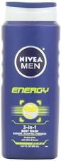 Nivea Shower Gel - Energy for Men, 250 ml Bottle Supply