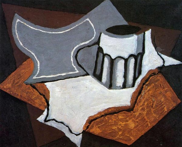 The Goblet by Juan Gris - Hand-Painted Oil Painting on Canvas Hot on Sale