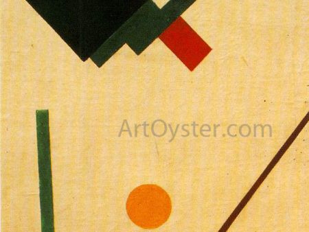 Suprematist Composition by Kazimir Malevich - Hand-Painted Oil Painting on Canvas Supply