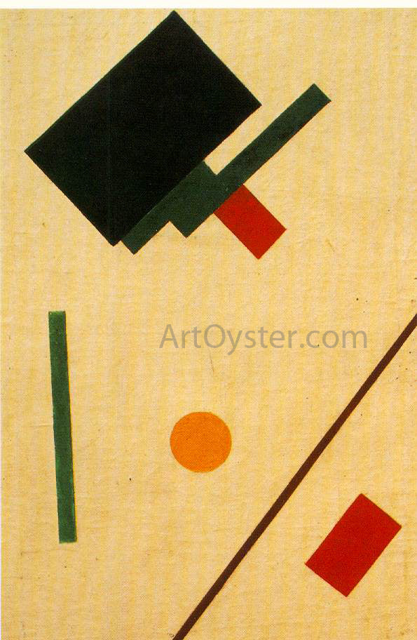 Suprematist Composition by Kazimir Malevich - Hand-Painted Oil Painting on Canvas Supply