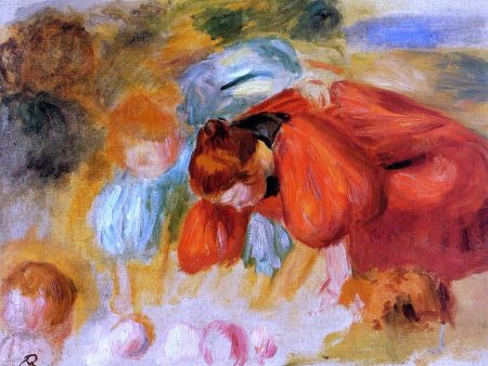 Study for  The Croquet Game  by Pierre Auguste Renoir - Hand-Painted Oil Painting on Canvas Online Hot Sale