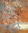 Winter V by Mikalojus Ciurlionis - Hand-Painted Oil Painting on Canvas For Discount