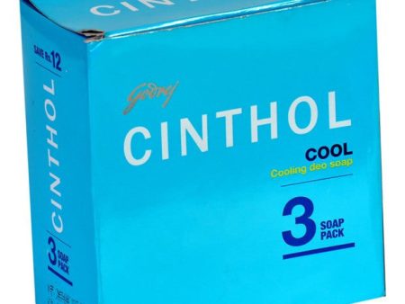 Cinthol Bathing Soap - Cool, 100 gm Carton ( Pack of 3 ) Online