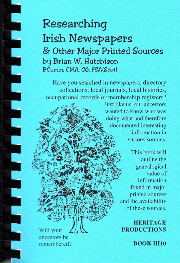 SALE! Researching Irish Newspapers & Other Major Printed Sources Online now