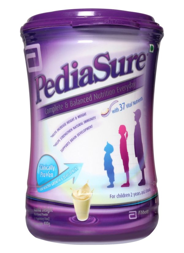 Pedia Sure Nutritional Powder - Vanilla Delight, 400 gm Jar Online Sale