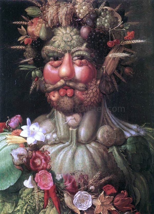 Vertemnus by Giuseppe Arcimboldo - Hand-Painted Oil Painting on Canvas Online Hot Sale