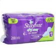 Stayfree Sanitary Napkins - Dry Max All Night, 28 nos Poly Pack Sale