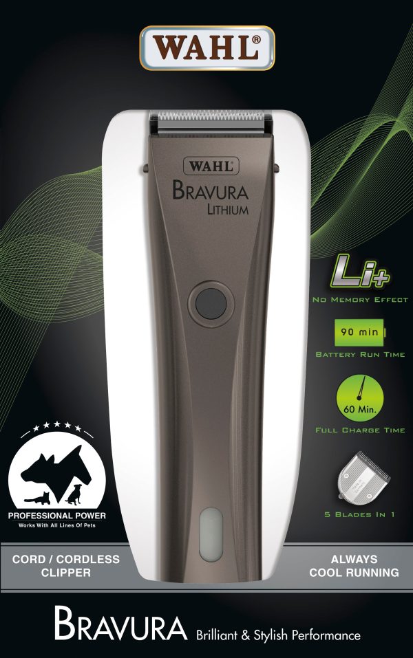 Bravura Lithium Ion Clipper - Gunmetal Sale