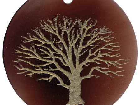 Shell Round Tree of Life Pendant  1  in diameter  je-425 Cheap