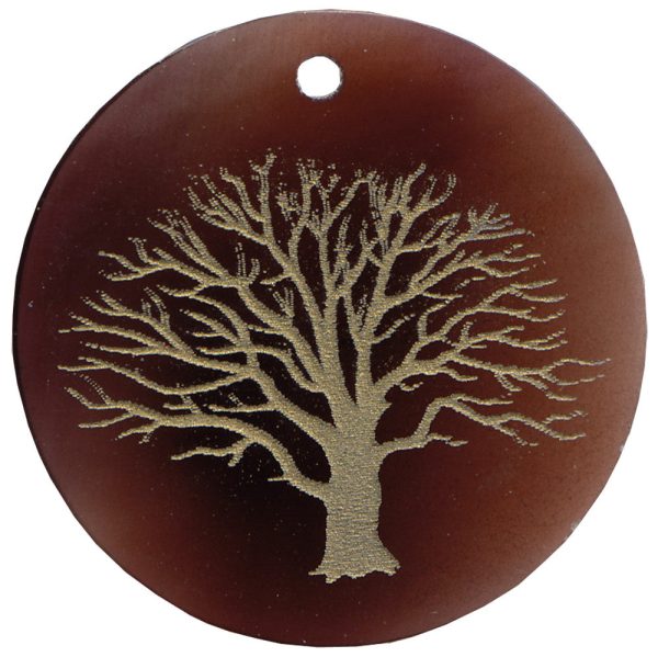 Shell Round Tree of Life Pendant  1  in diameter  je-425 Cheap