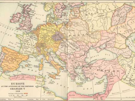 1519 Map of Europe Online Hot Sale