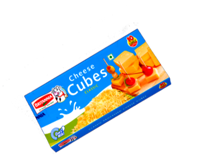 Britannia Cheese Cubes - Classic, 200 gm Carton For Sale