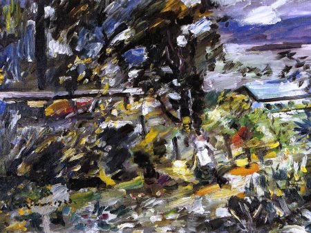 The Walchensee,  Silberweg  by Lovis Corinth - Hand-Painted Oil Painting on Canvas For Discount